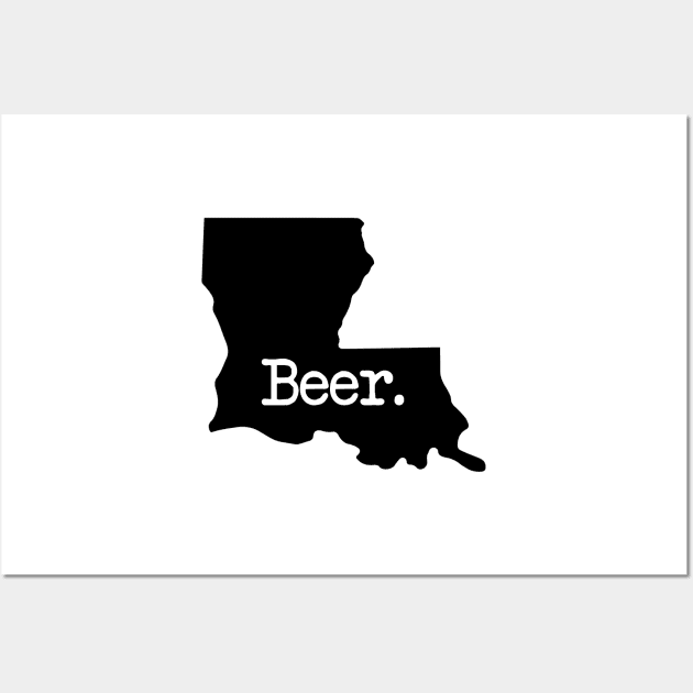 Louisiana Beer LA Wall Art by mindofstate